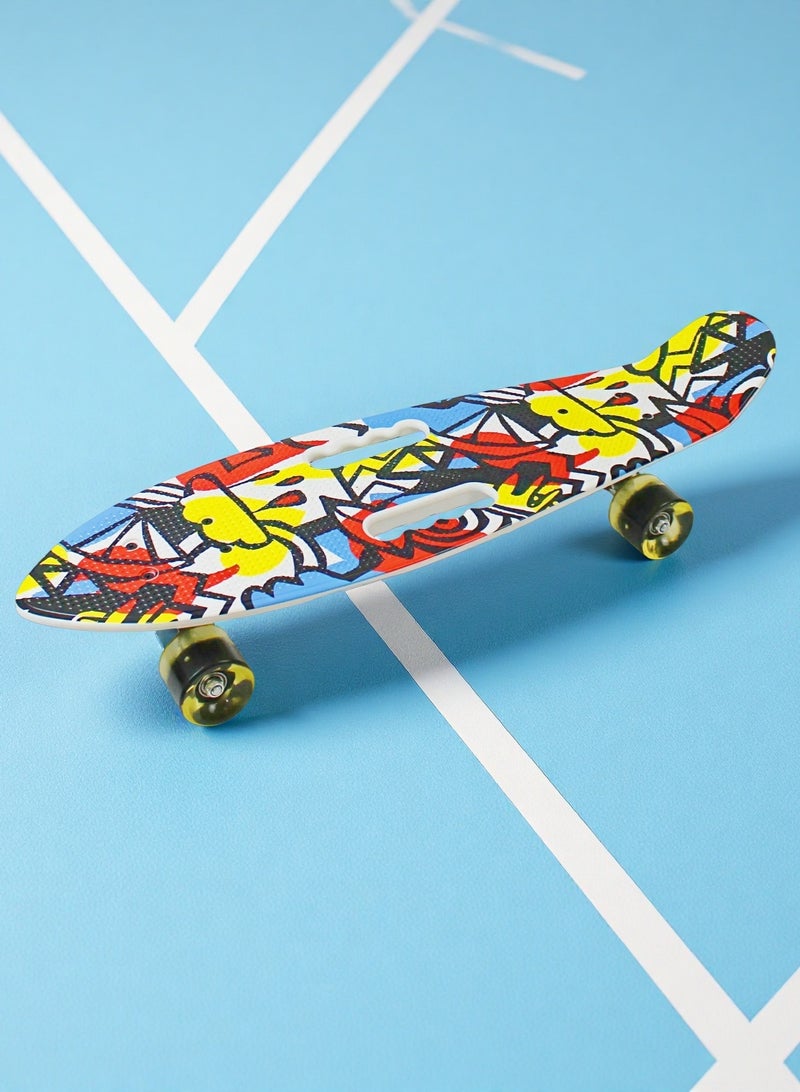 إيزي فيتشور لوح تزلج إيزي فيوتشر للأولاد والبنات، لوح بيني كروزر، مناسب للأعمار من 6 إلى 12 سنة، لوح تزلج صغير كامل، لوح قصير للشباب والمراهقين والمبتدئين - Image 5